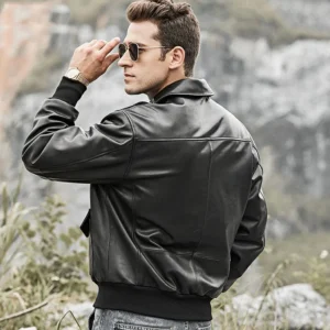 Bomber Leather Jacket
